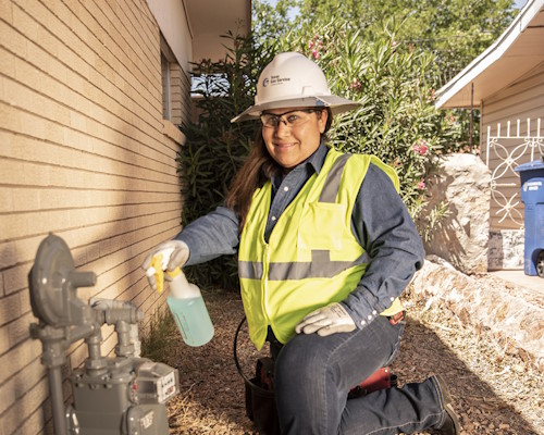 Volunteers building a house