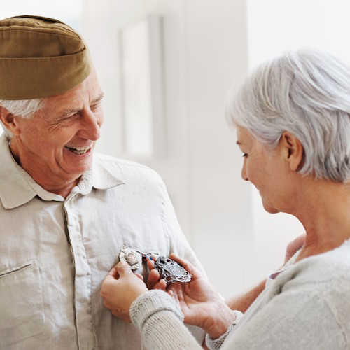 Veteran with Spouse